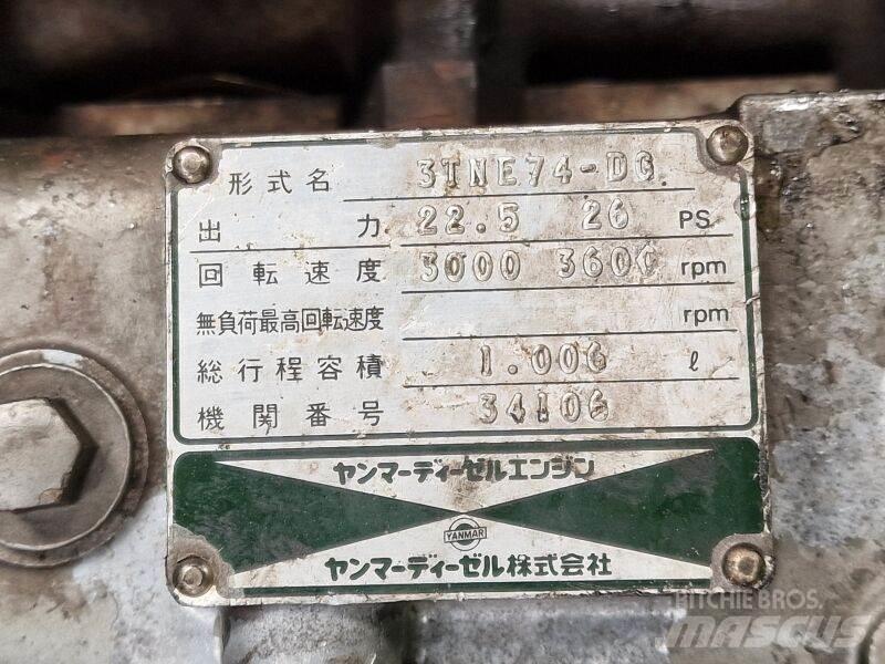 Yanmar 3TNE74-DG Motory