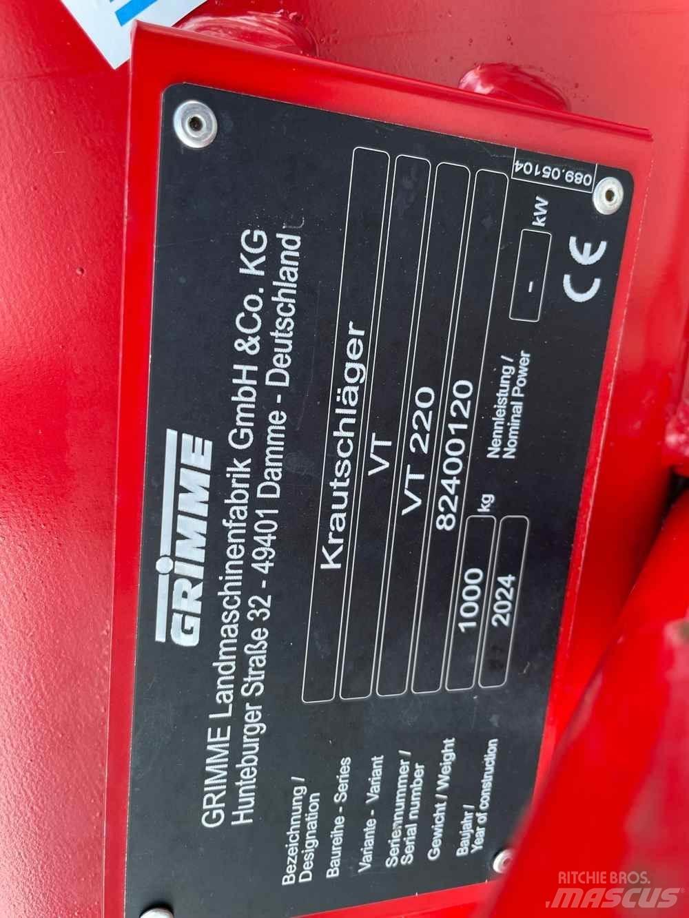 Grimme VT 220F Ďalšie poľnohospodárske stroje