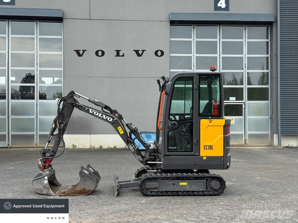 Volvo EC 18 E Mini rýpadlá < 7t