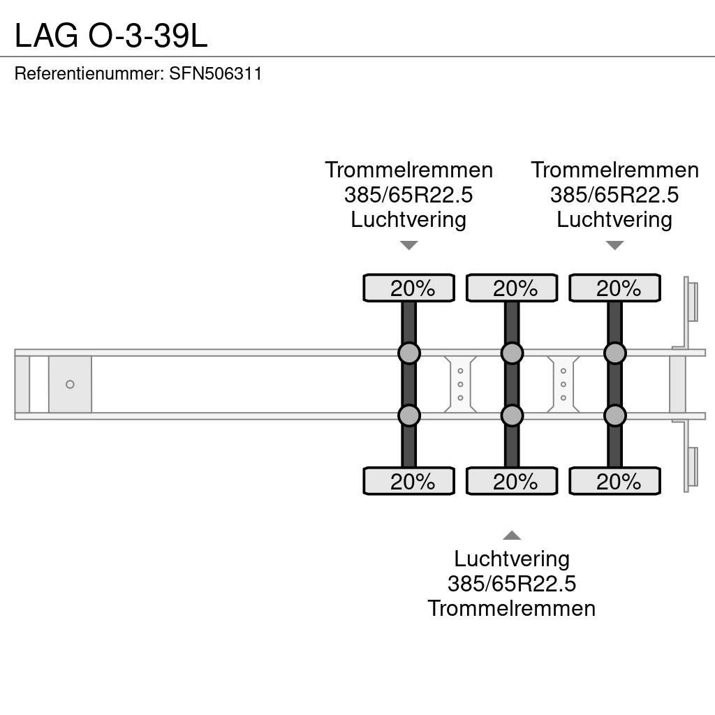LAG O-3-39L Kontajnerové návesy