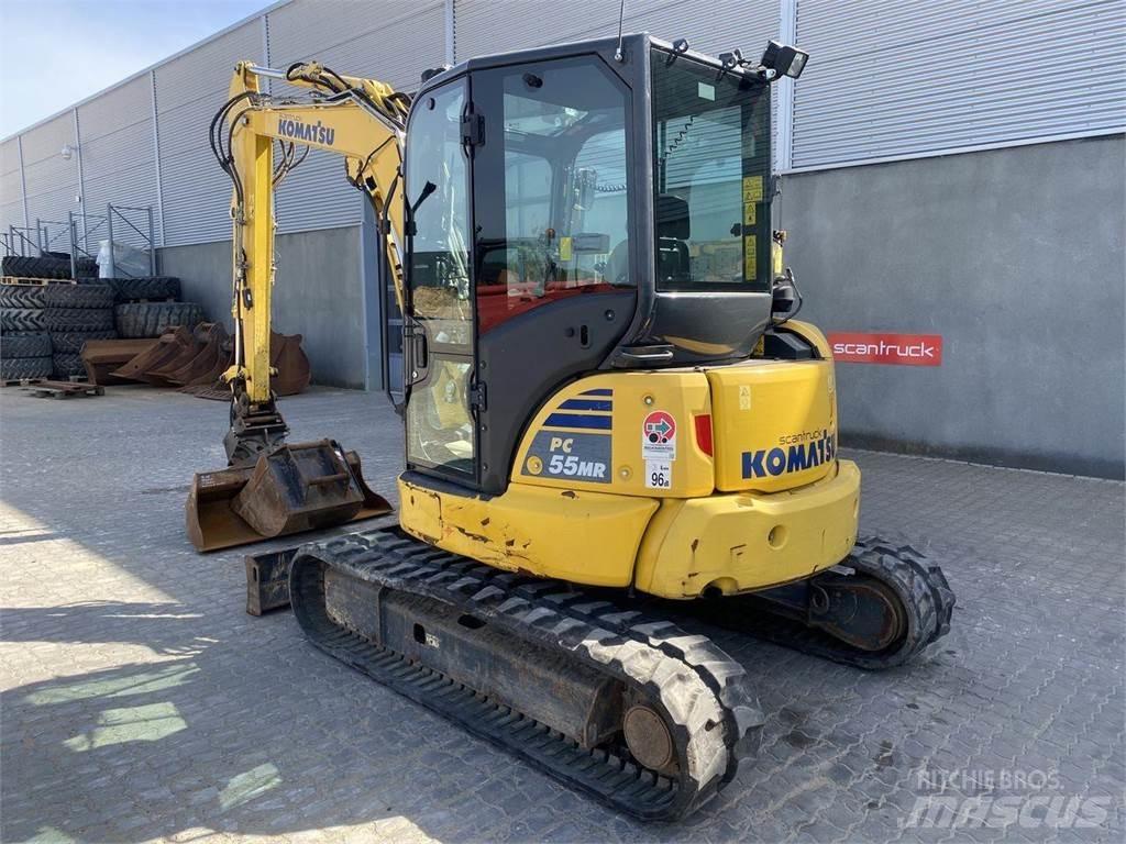 Komatsu PC55MR-5 Kolesové rýpadlá