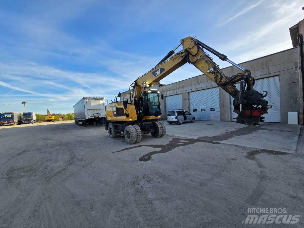 CAT 318 Kolesové rýpadlá