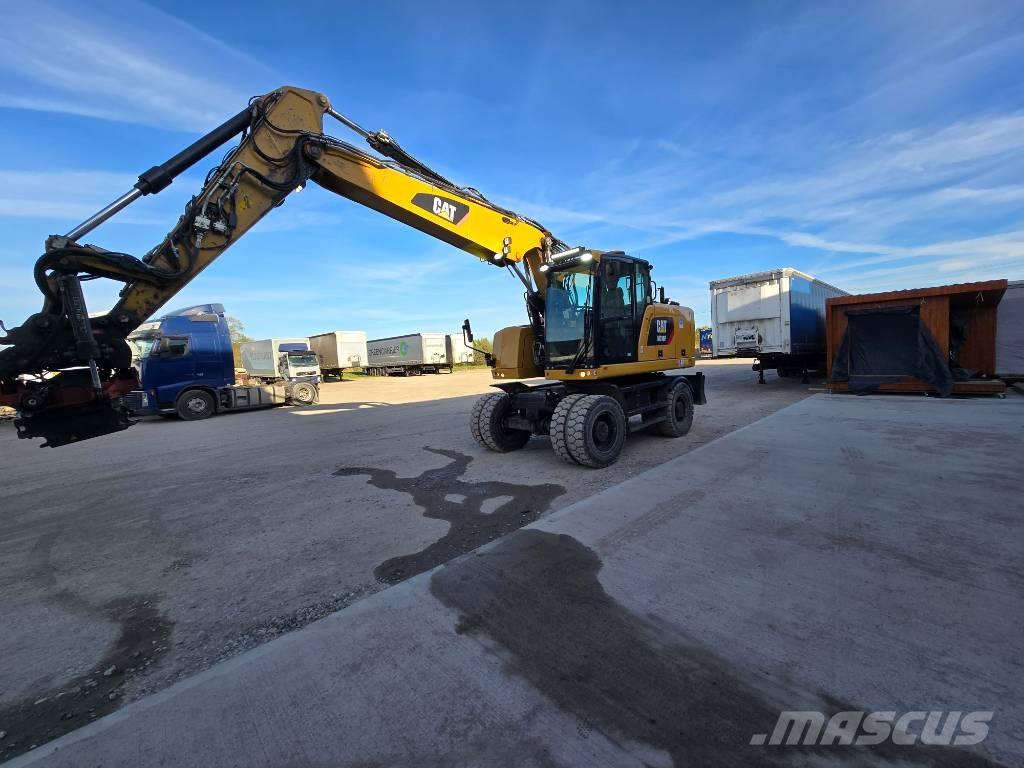 CAT M 318 F Kolesové rýpadlá