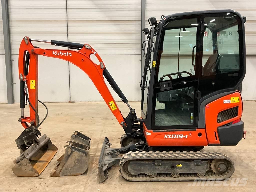 Kubota KX 019-4 Mini rýpadlá < 7t