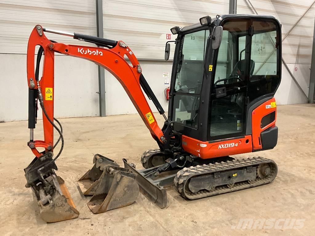 Kubota KX 019-4 Mini rýpadlá < 7t