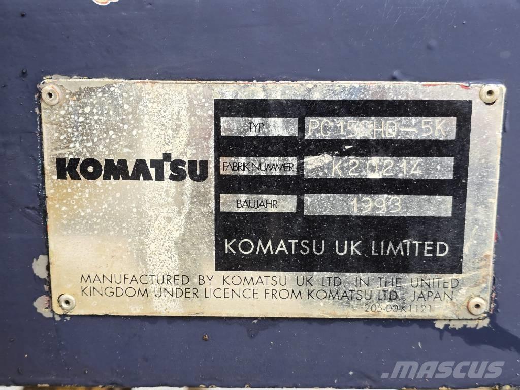 Komatsu PC 150 HD-5K Pásové rýpadlá