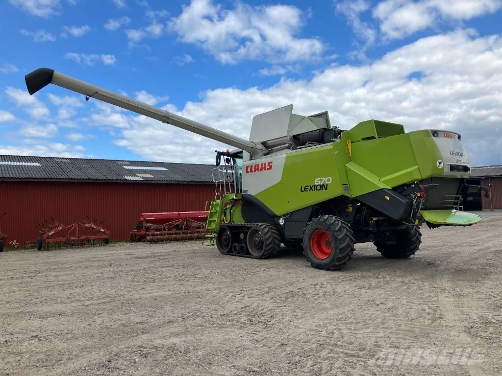 CLAAS LEXION 670 TT Kombinované zberacie stroje
