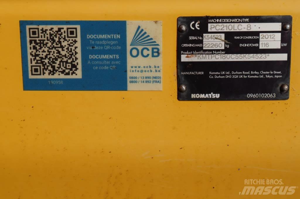 Komatsu PC 210 LC-8 Pásové rýpadlá