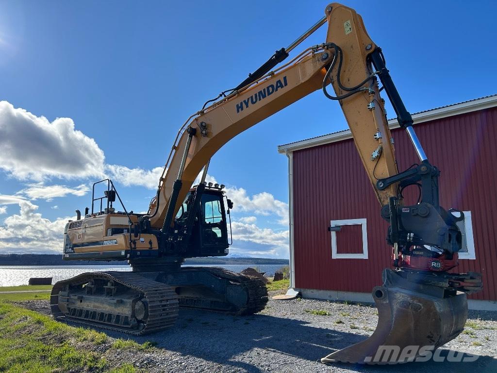 Hyundai HX 300 HW Pásové rýpadlá