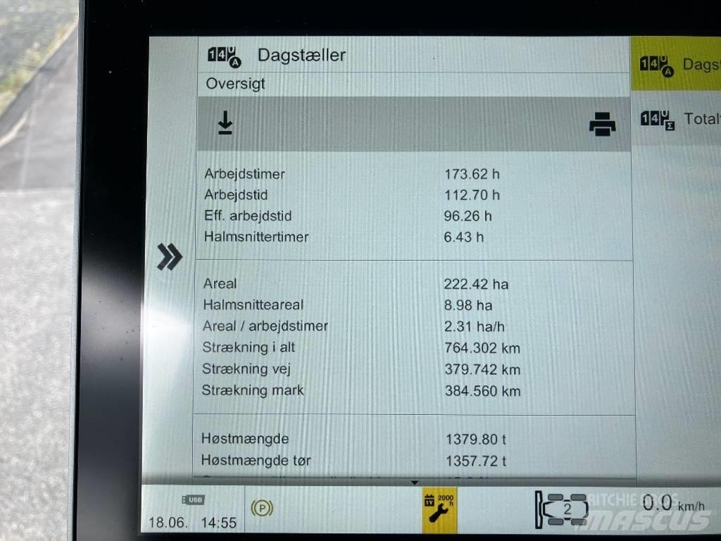 CLAAS LEXION 6600 Kombinované zberacie stroje