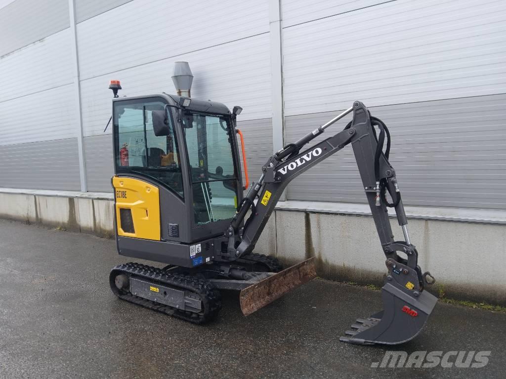 Volvo EC 18 E Mini rýpadlá < 7t