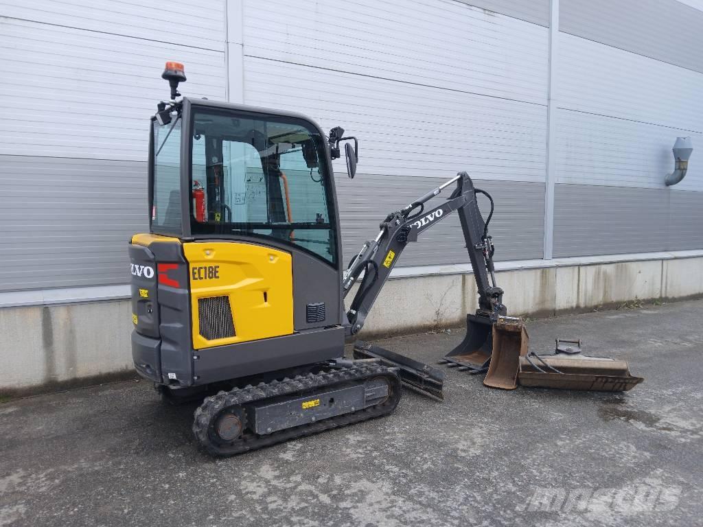 Volvo EC 18 E Mini rýpadlá < 7t