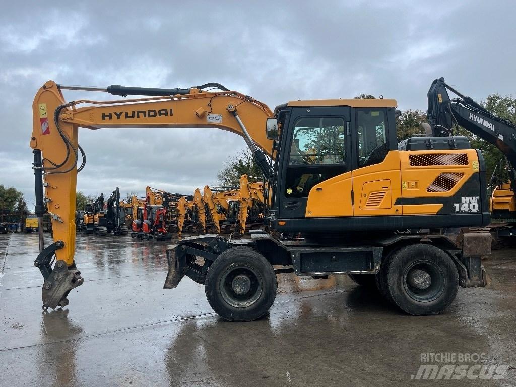 Hyundai HW140 Kolesové rýpadlá