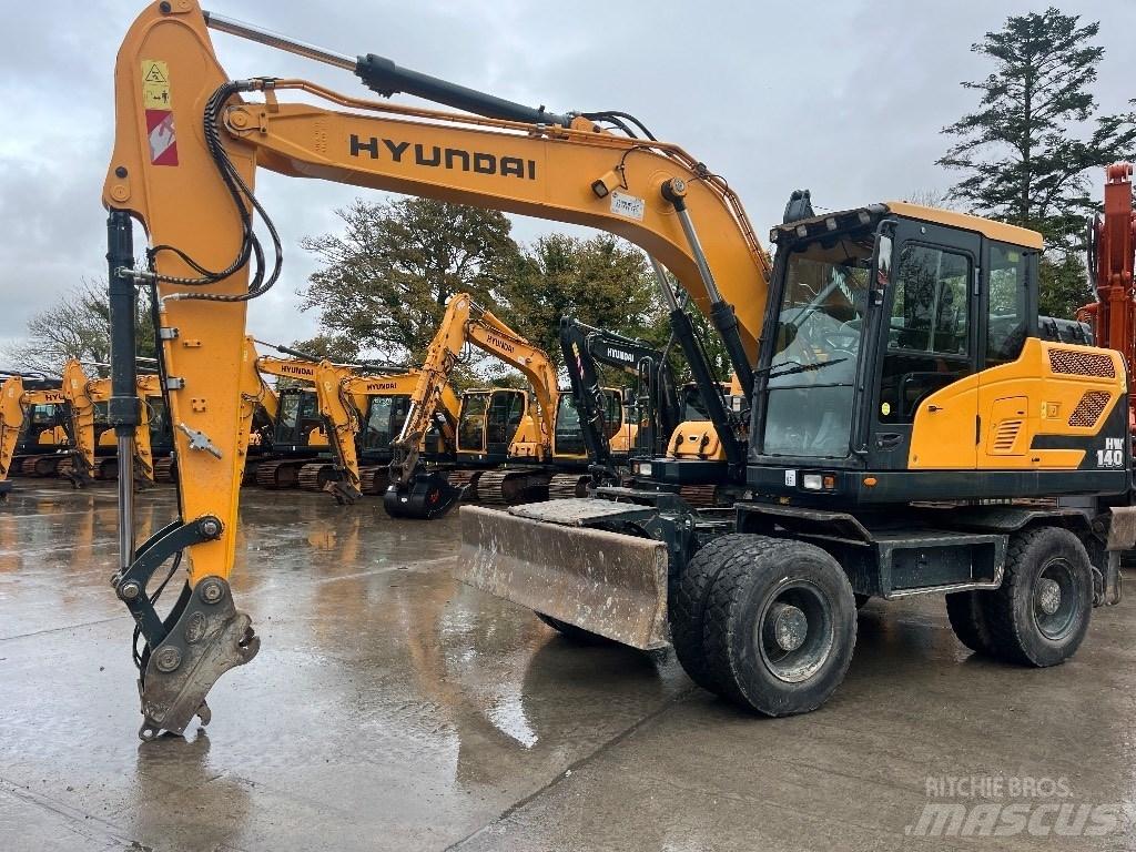 Hyundai HW140 Kolesové rýpadlá
