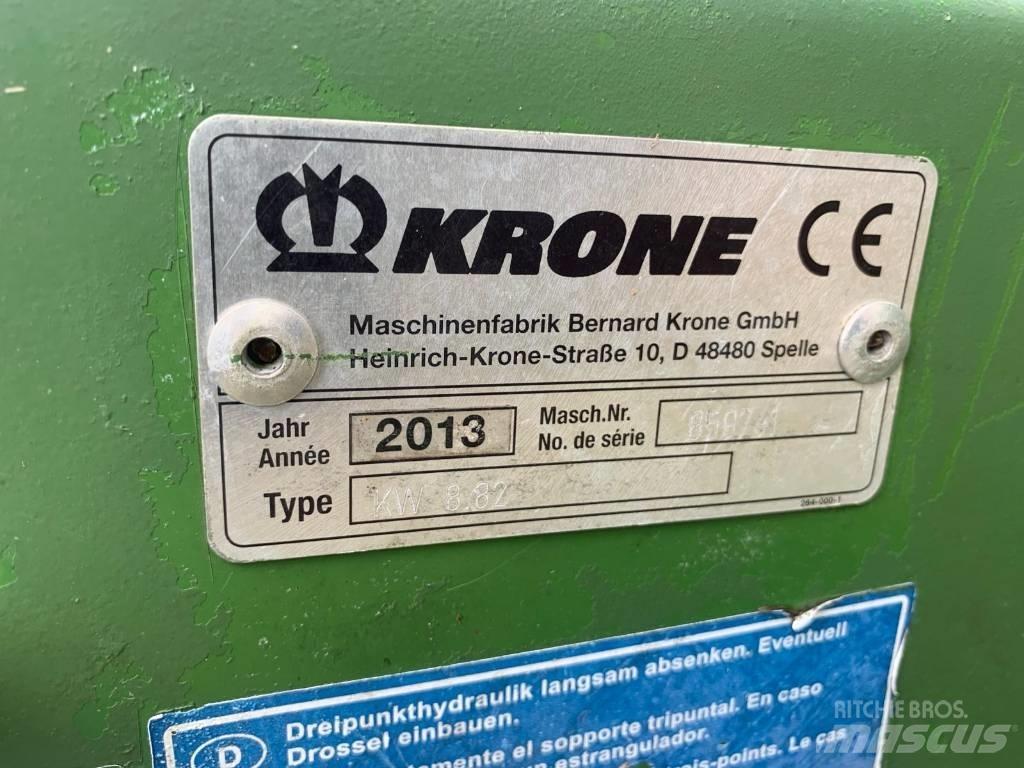 Krone KW 8.82 Obracače a zhrabovače sena