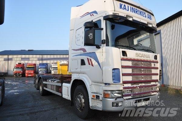 Scania 124 6X2 470 Nosiče kontajnerov/Prepravníky kontajnerov