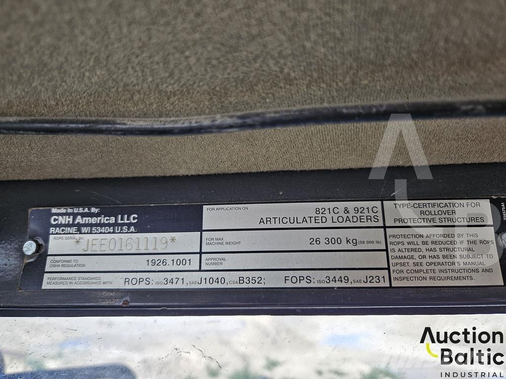 CASE 921C/2 Kolesové nakladače