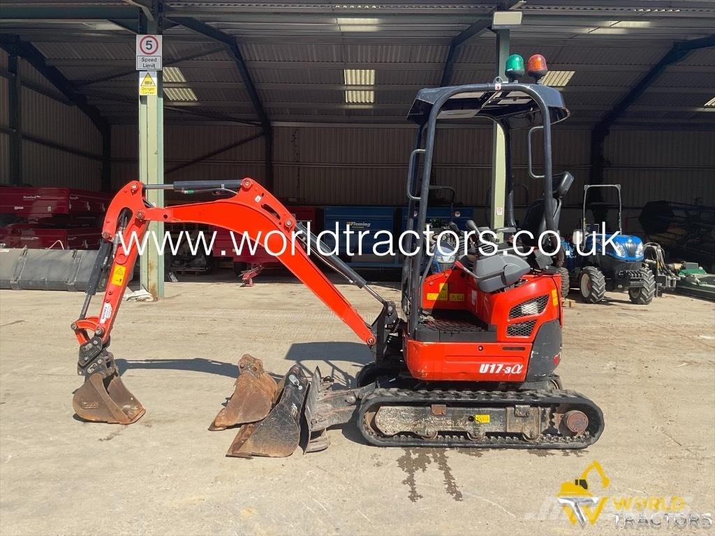 Kubota U 17-3 Mini rýpadlá < 7t