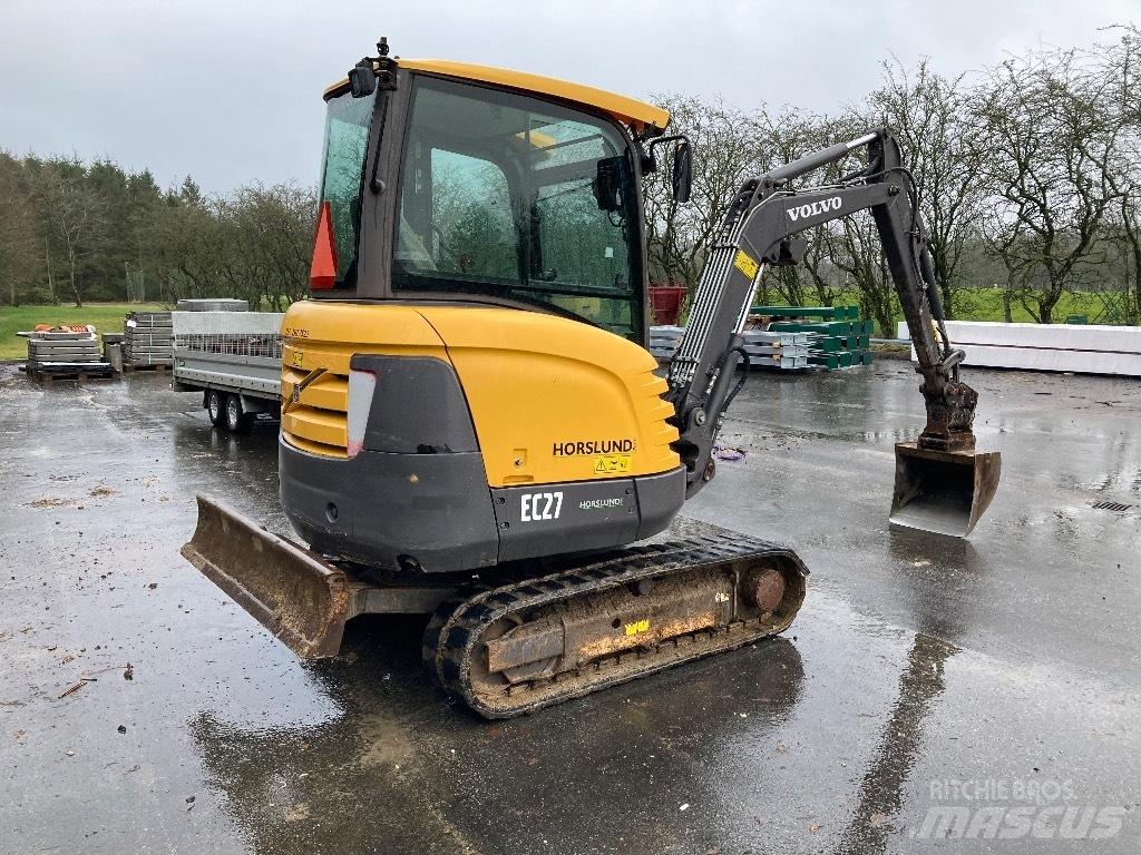 Volvo Ec27 Mini rýpadlá < 7t