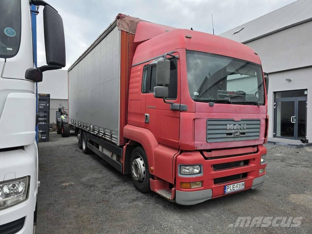 MAN TGA 26.410 Nákladné vozidlá s bočnou zhrnovacou plachtou