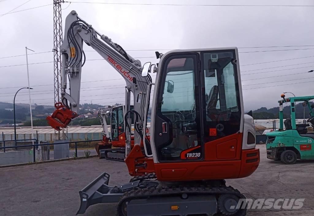 Takeuchi TB 230 Mini rýpadlá < 7t