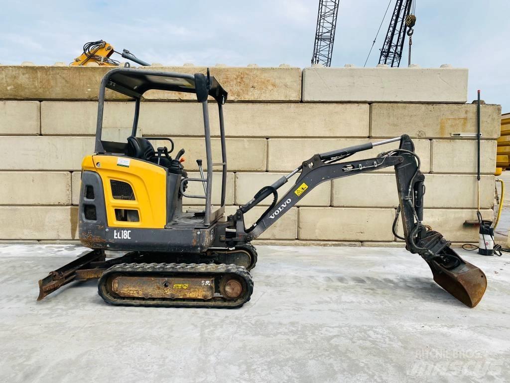 Volvo EC 18 C Mini rýpadlá < 7t