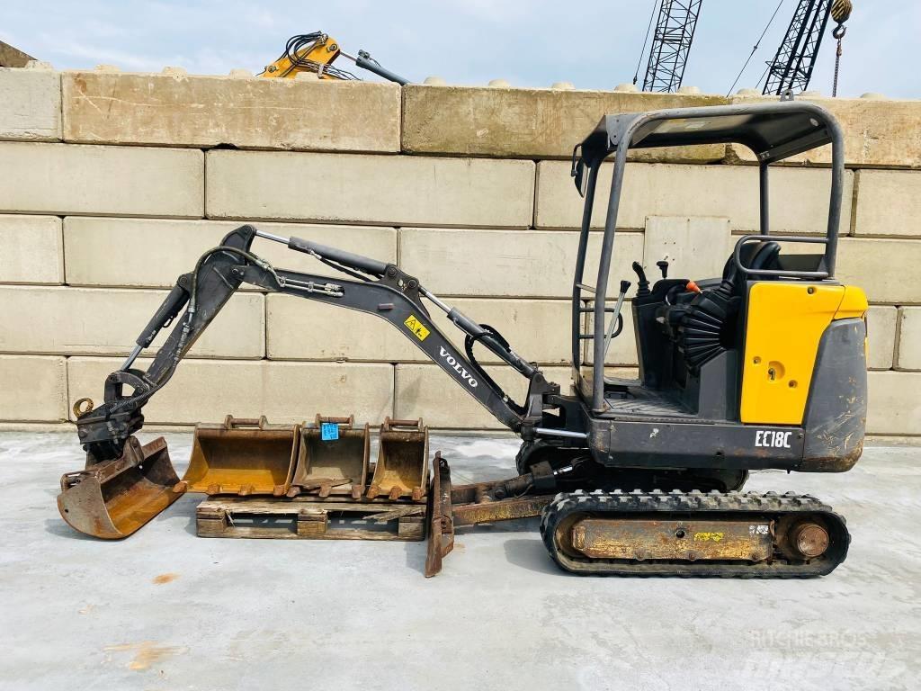 Volvo EC 18 C Mini rýpadlá < 7t