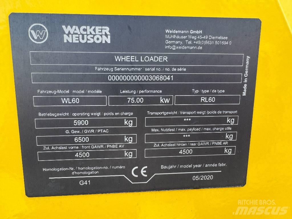 Wacker Neuson WL60 Kolesové nakladače