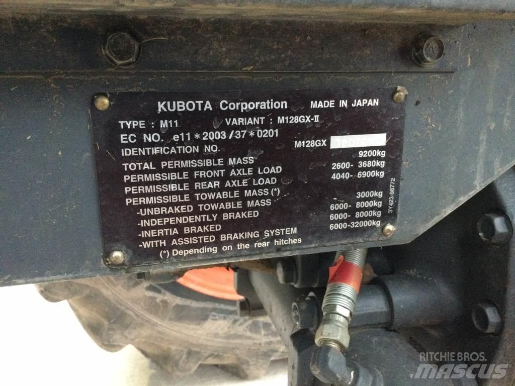 Kubota M128GX-II Traktory