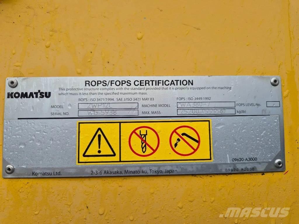 Komatsu WA 380 - 7 Kolesové nakladače
