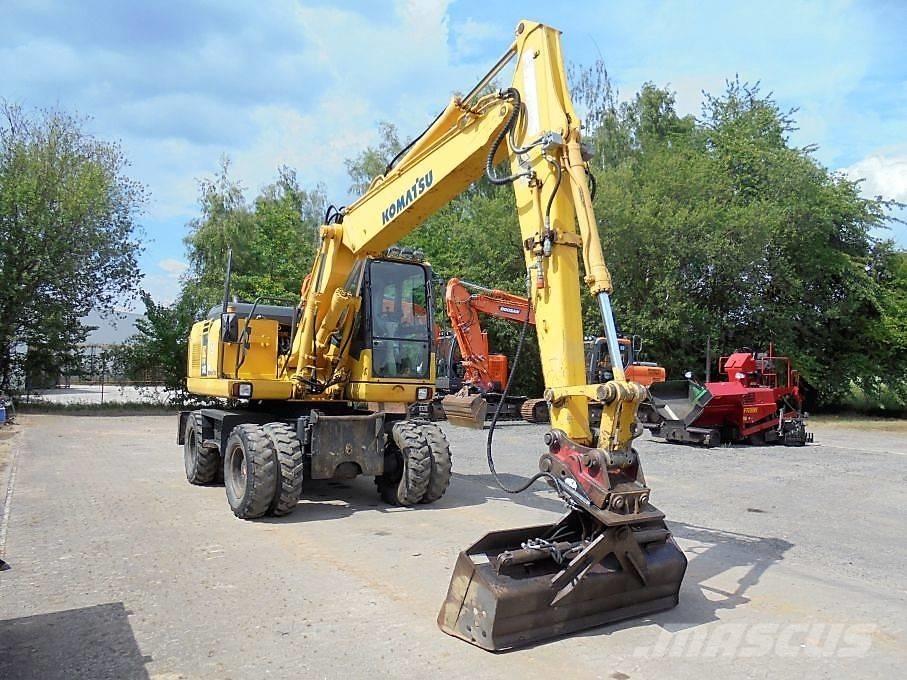 Komatsu PW 140-7 Kolesové rýpadlá