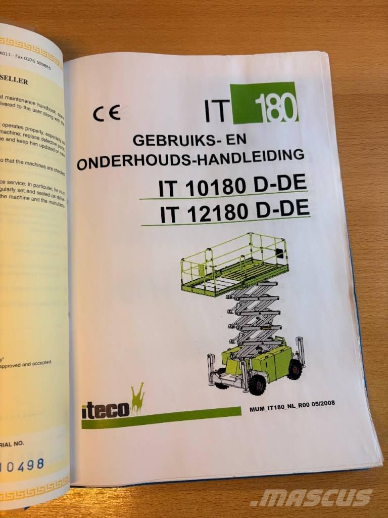 Iteco IT 12180 DE Nožnicové zdvíhacie plošiny