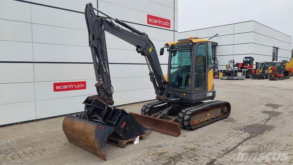 Volvo ECR50D Kolesové rýpadlá
