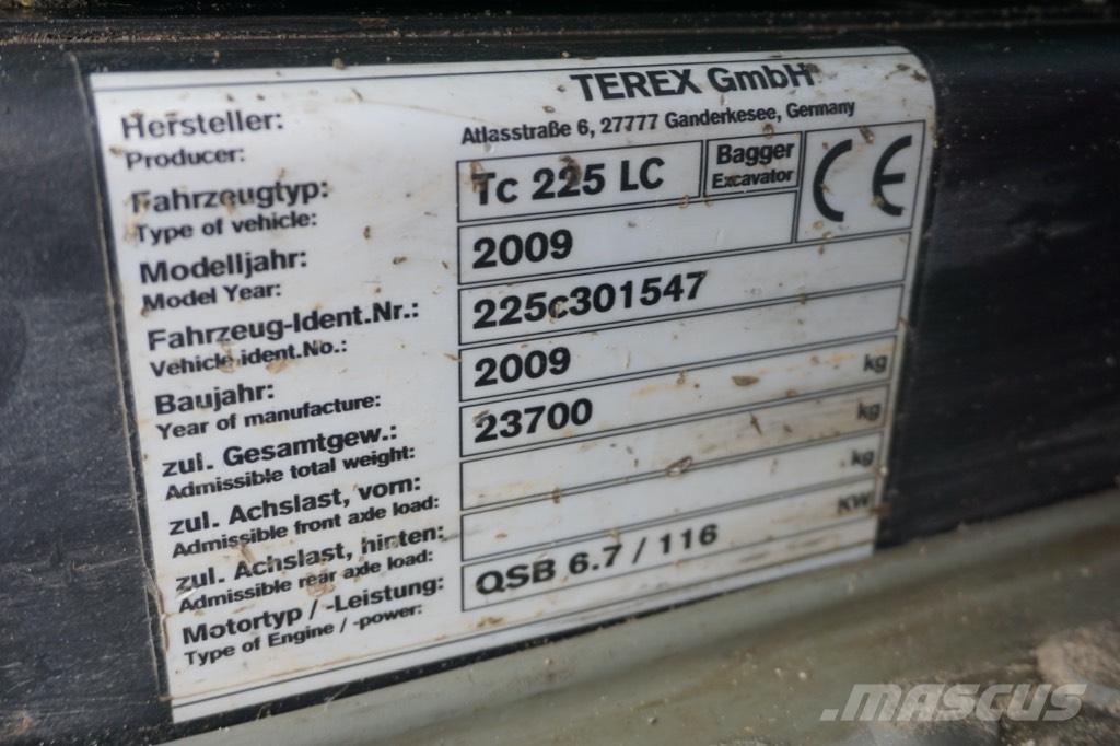 Atlas TC 225 LC Pásové rýpadlá