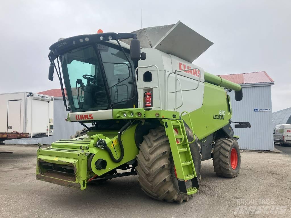 CLAAS Lexion 670 Kombinované zberacie stroje