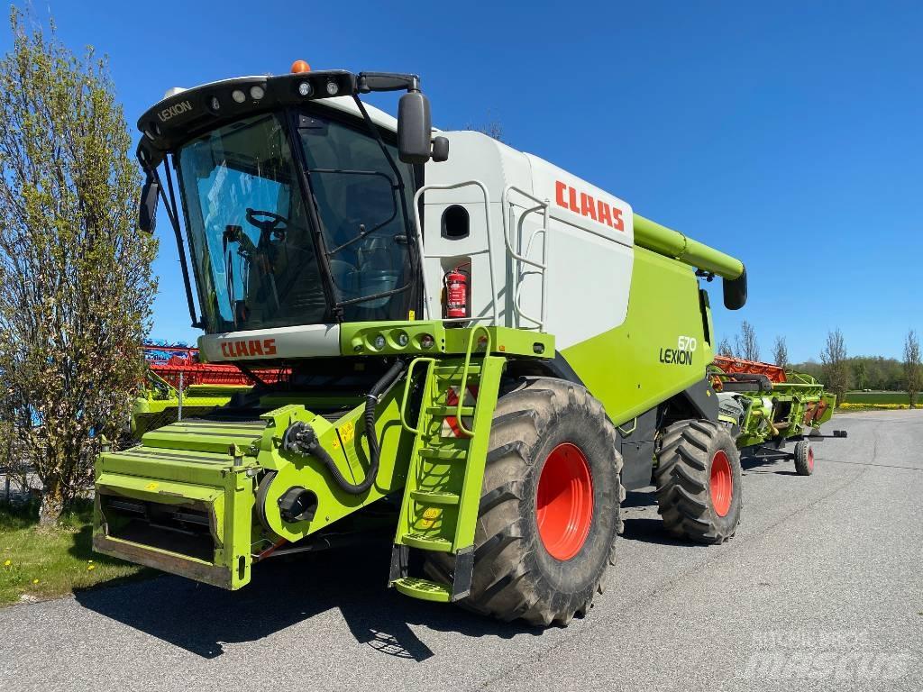CLAAS Lexion 670 Kombinované zberacie stroje