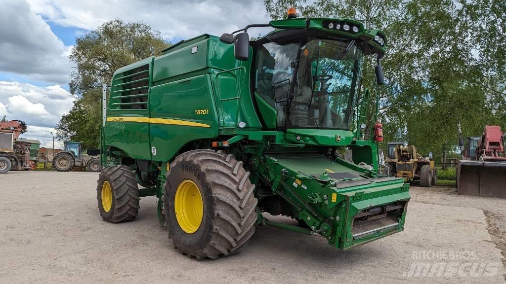 John Deere T 670 i Kombinované zberacie stroje