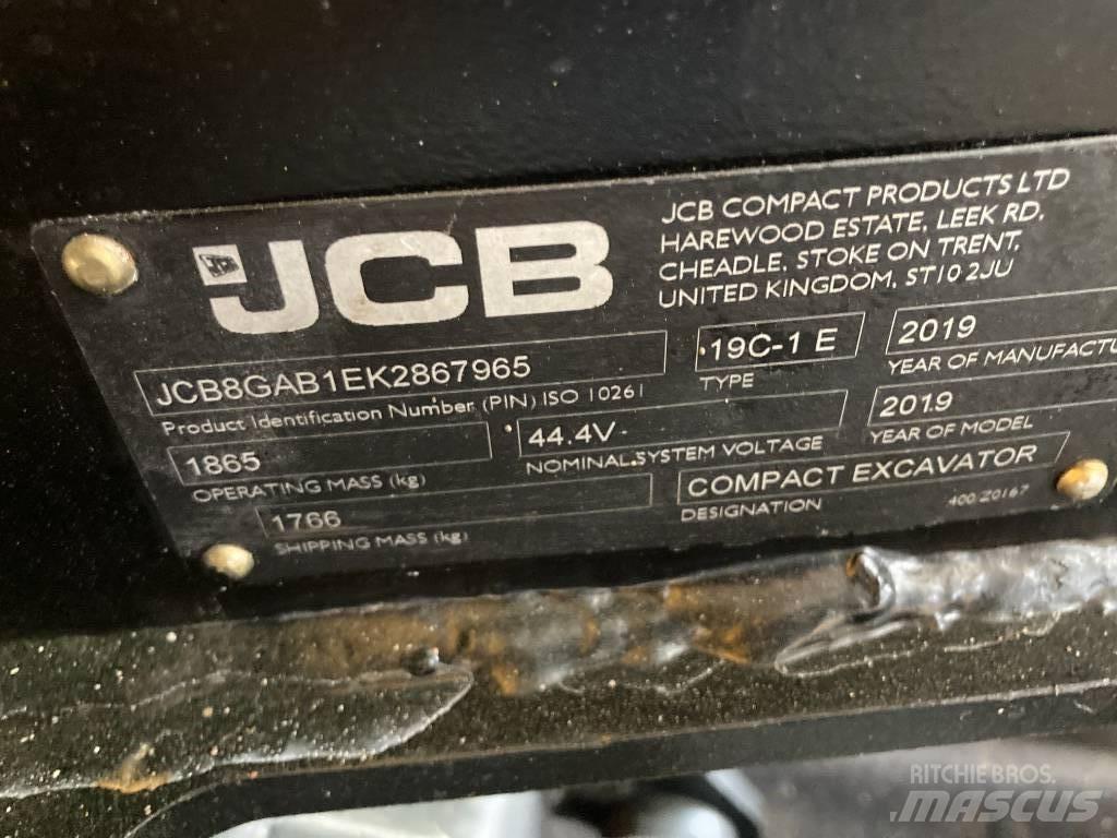 JCB 19 C-IE Mini rýpadlá < 7t