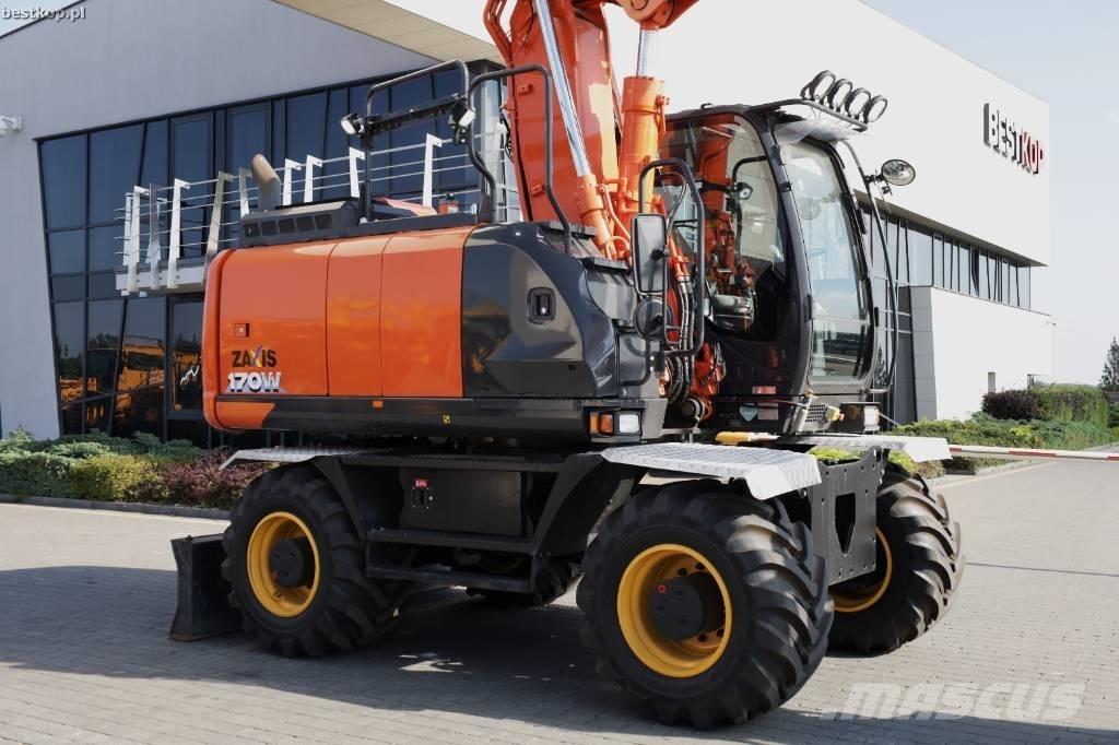 Hitachi ZX 170 W-6 Kolesové rýpadlá