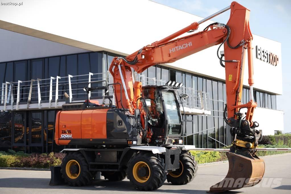 Hitachi ZX 170 W-6 Kolesové rýpadlá