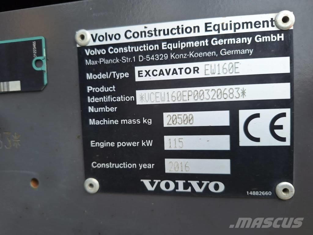 Volvo EW 160 E Kolesové rýpadlá