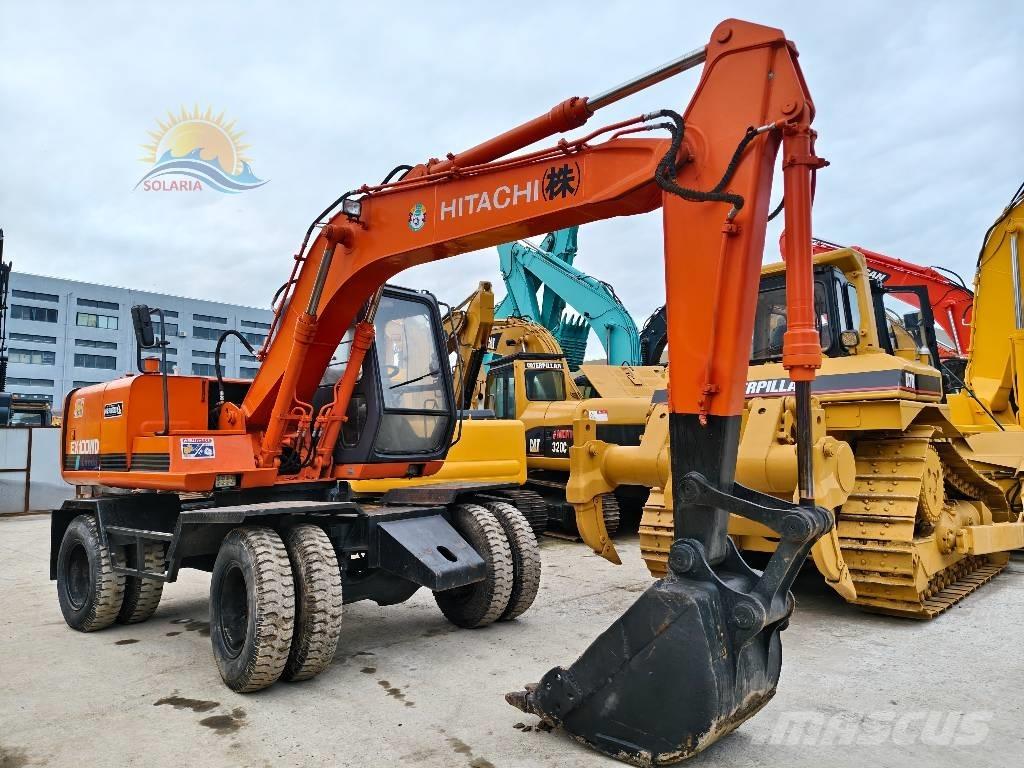 Hitachi EX 100 W D Kolesové rýpadlá