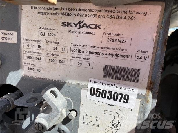 SkyJack SJ III 3226 Nožnicové zdvíhacie plošiny