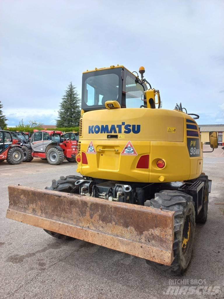 Komatsu PW 98 MR Kolesové rýpadlá