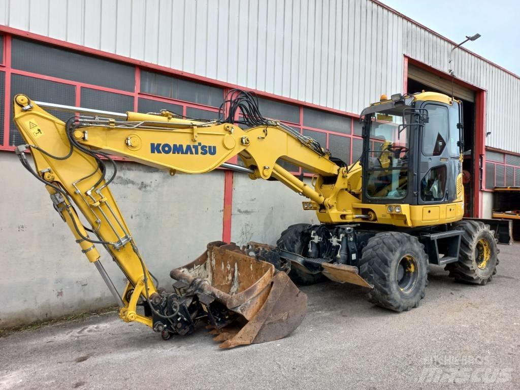 Komatsu PW 98 MR Kolesové rýpadlá