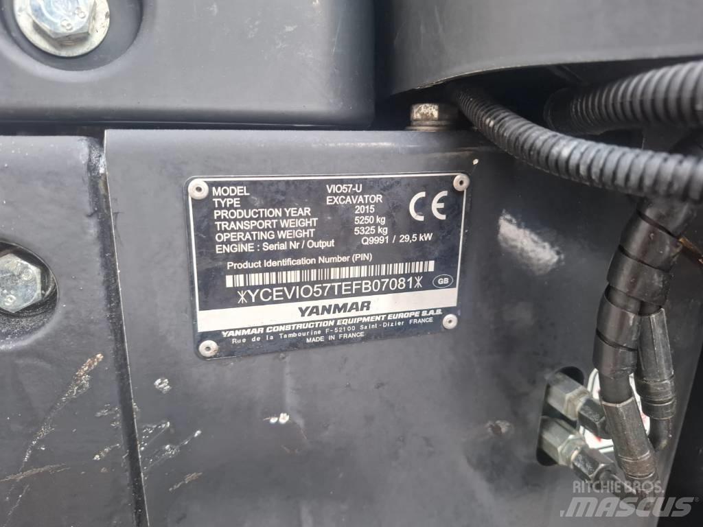 Yanmar Vio 57-U Mini rýpadlá < 7t