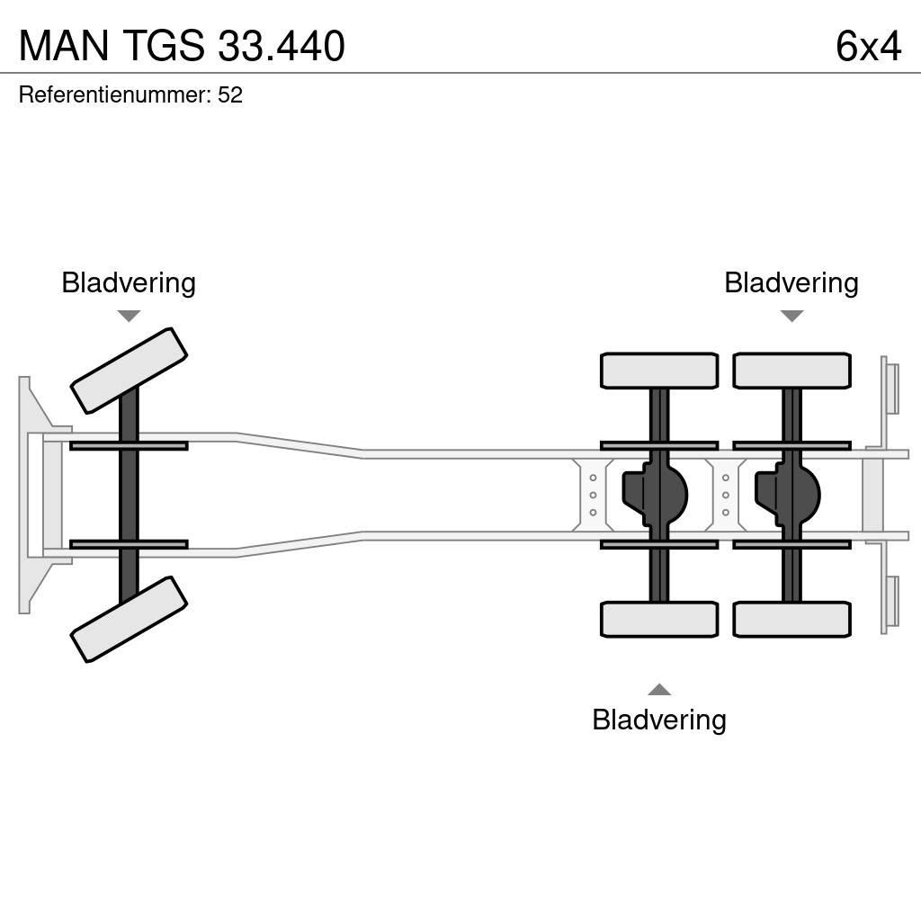 MAN TGS 33.440 Hákový nosič kontajnerov