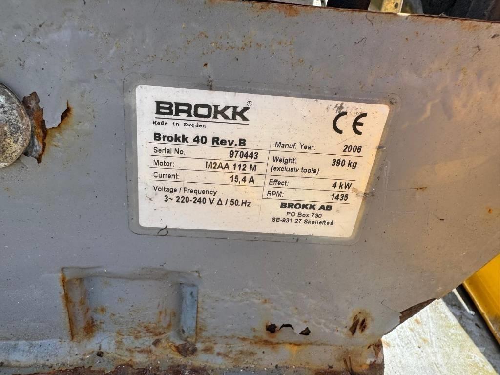 Brokk 40 Demolačné rýpadlá