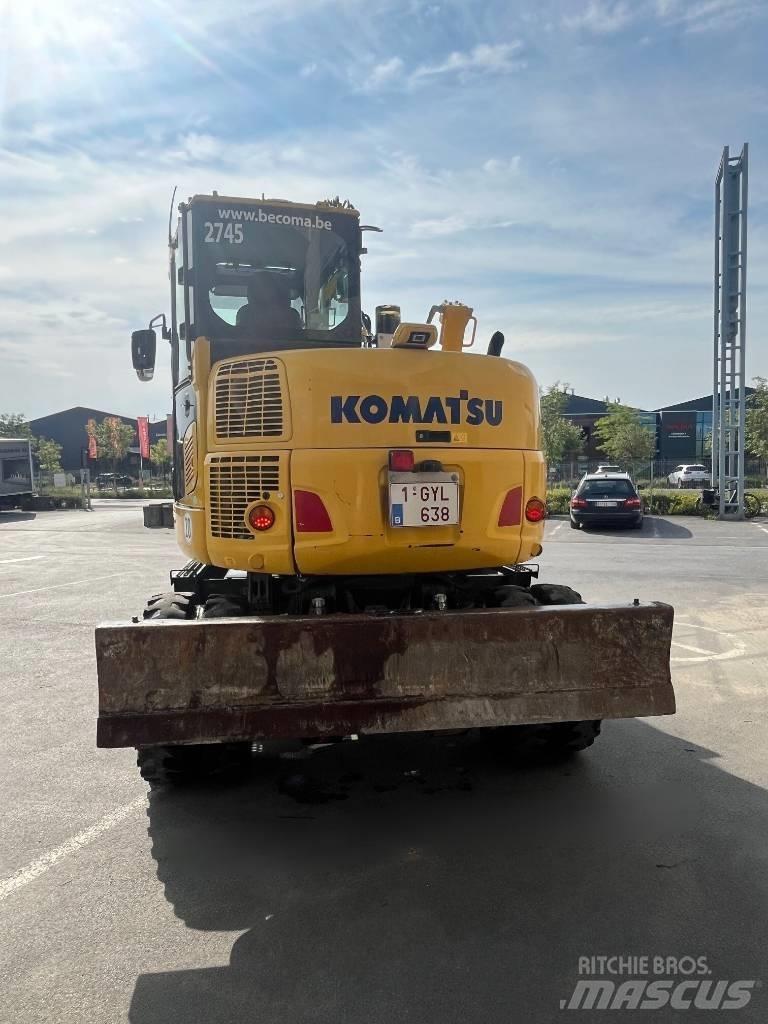 Komatsu PW98MR-10 Kolesové rýpadlá