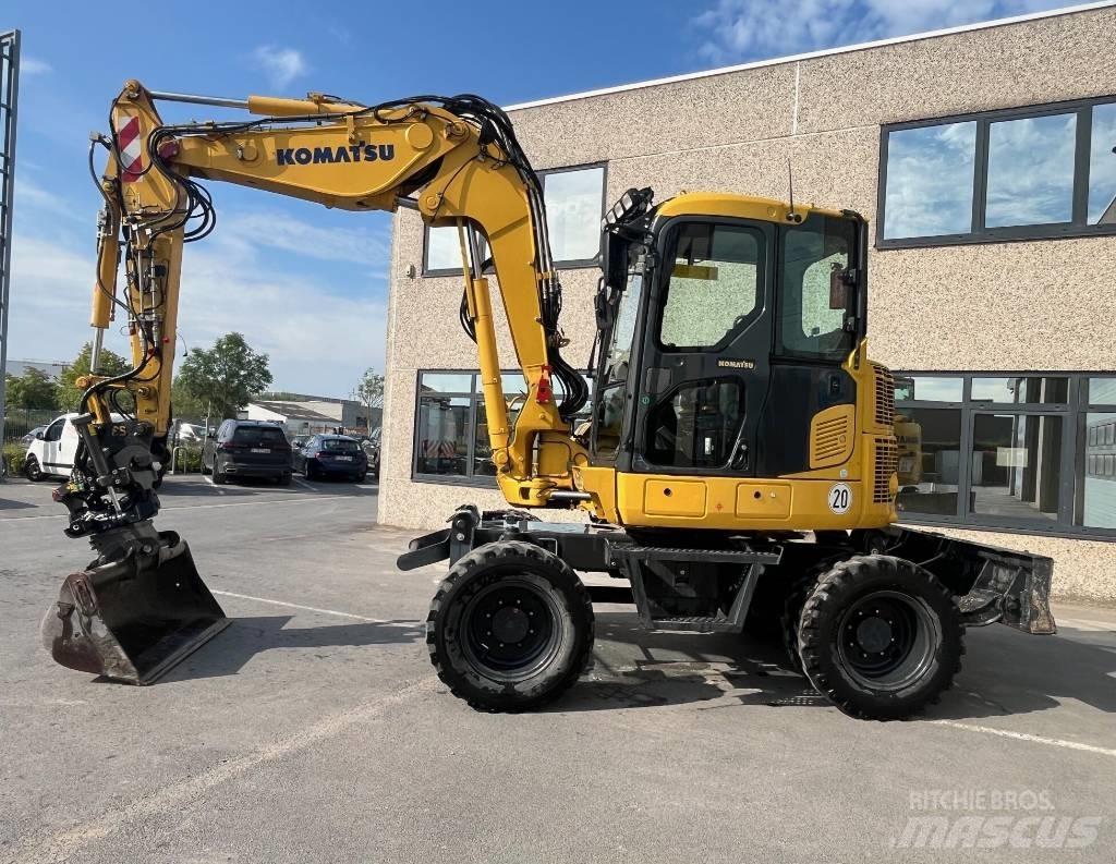 Komatsu PW98MR-10 Kolesové rýpadlá